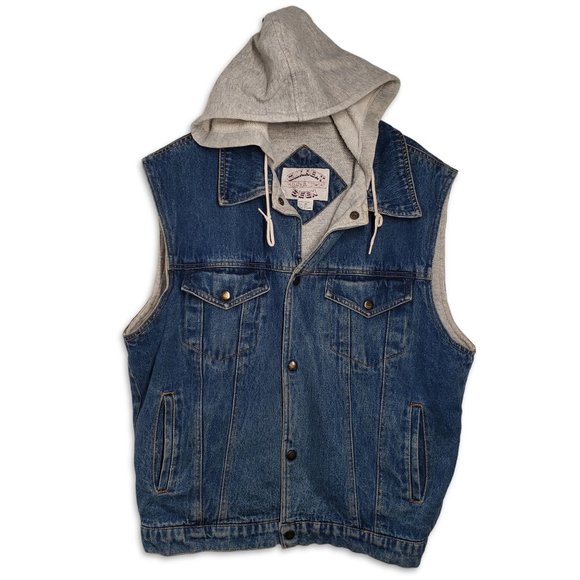 Current Seen Jackets & Coats Vintage Current Seen Mens Denim Vest